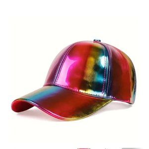 Iridescent Hip Hop Fashion hat, New, very unique, see pictures